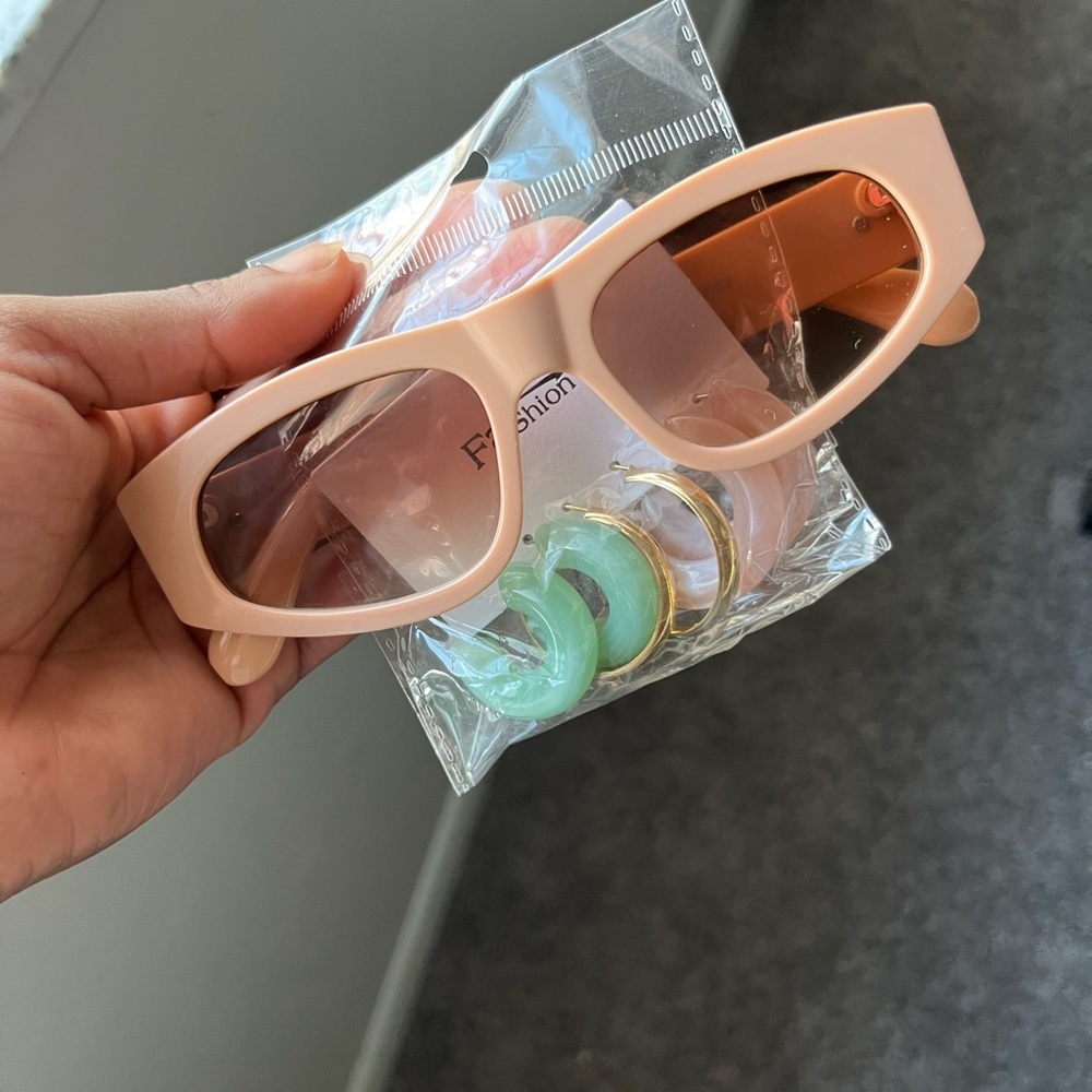 Glasses and Earring set